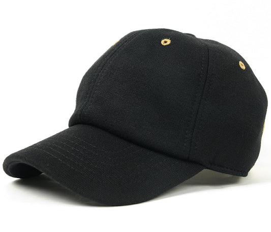 スウェット 6パネルキャップ BIGWATCH正規品 黒ブラック コットンキャップ ビッグサイズ ビッグワッチ コットン ゴルフキャップ スポーツ SCP-10 春 夏 秋 UVケア