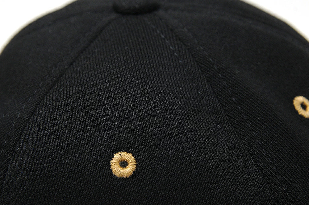 スウェット 6パネルキャップ BIGWATCH正規品 黒ブラック コットンキャップ ビッグサイズ ビッグワッチ コットン ゴルフキャップ スポーツ SCP-10 春 夏 秋 UVケア