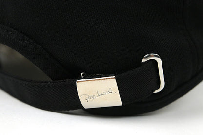 スウェット 6パネル ラウンドキャップ BIGWATCH正規品 黒 ブラック コットン ローキャップ ビッグサイズ コットン SCP-10R