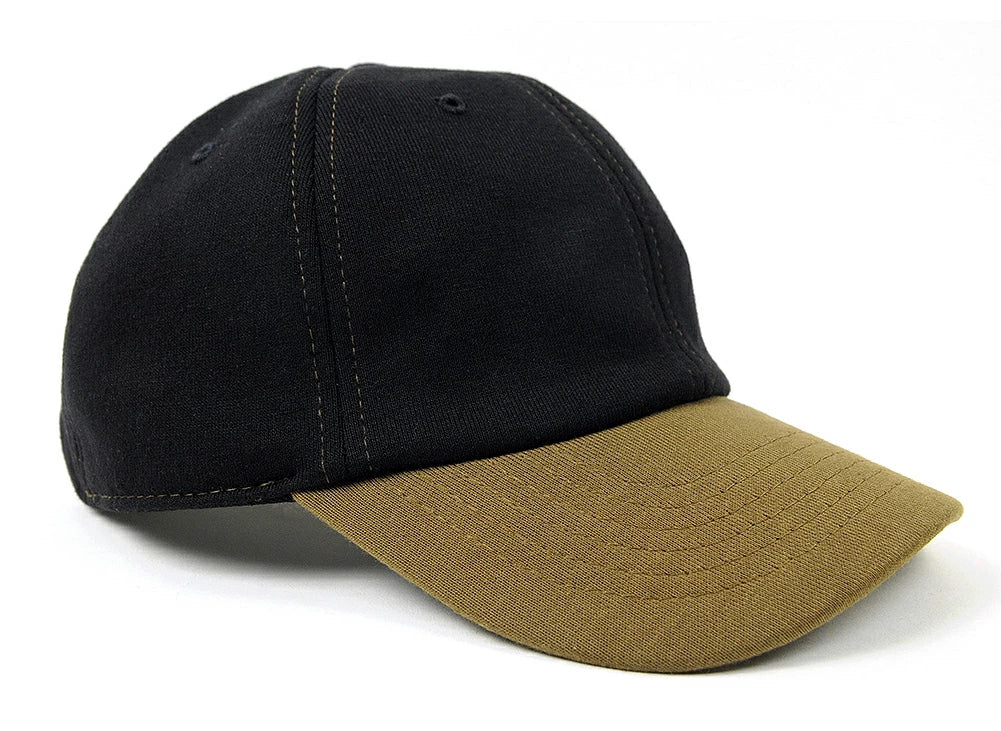 スウェット 6パネルキャップ BIGWATCH正規品 ブラック/ブラウン コットンキャップ ビッグサイズ ビッグワッチ SCP-11 春夏 秋