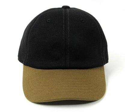 スウェット 6パネルキャップ BIGWATCH正規品 ブラック/ブラウン コットンキャップ ビッグサイズ ビッグワッチ SCP-11 春夏 秋