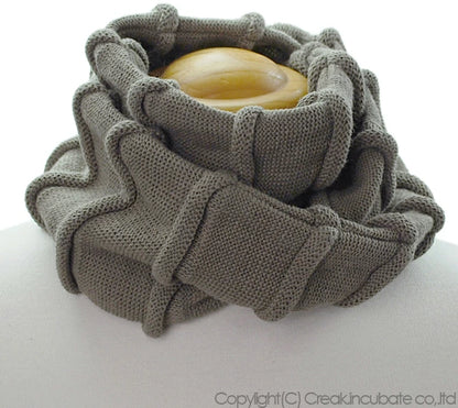 ヘンプロール スヌード BIGWATCH ベージュ ネックウォーマー マフラー SND-02 春 秋 冬