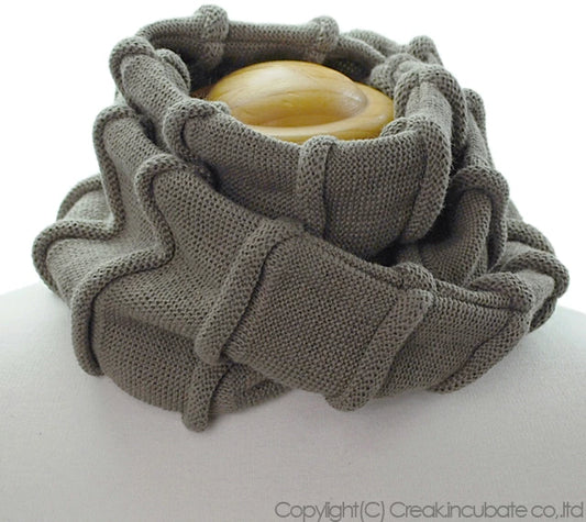 ヘンプロール スヌード BIGWATCH ベージュ ネックウォーマー マフラー SND-02 春 秋 冬