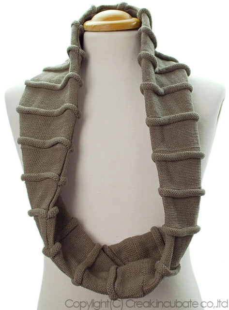 ヘンプロール スヌード BIGWATCH ベージュ ネックウォーマー マフラー SND-02 春 秋 冬