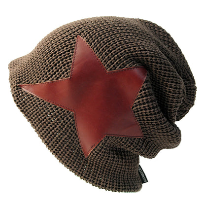 ラージスター BIGWATCH ビッグワッチ 正規品 カーキブラウンニットキャップ ロック系 ルーズ ニットワッチ ニット帽子 ST-02 春 秋 冬