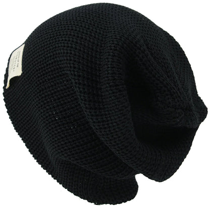 ラージスケール BIGWATCH ビッグワッチ 正規品 ブラック 黒 ニットキャップ ロック系 ルーズ ニットワッチ ニット帽子 サイズ ST-03 春 秋 冬