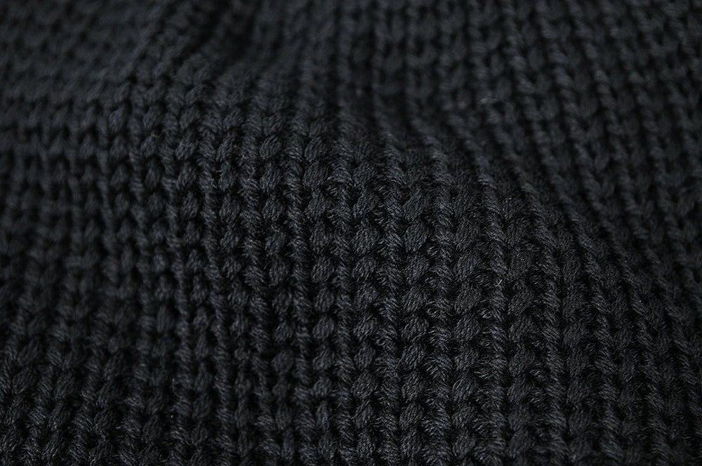 ラージスケール BIGWATCH ビッグワッチ 正規品 ブラック 黒 ニットキャップ ロック系 ルーズ ニットワッチ ニット帽子 サイズ ST-03 春 秋 冬