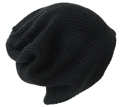 刺繍 ラージスケール BIGWATCH ビッグワッチ 正規品 ブラック 黒 ニットキャップ ルーズ ニットワッチ ニット帽子 サイズ ST-06 春 秋 冬