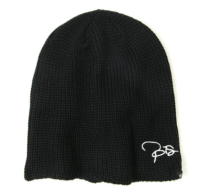 刺繍 ラージスケール BIGWATCH ビッグワッチ 正規品 ブラック 黒 ニットキャップ ルーズ ニットワッチ ニット帽子 サイズ ST-06 春 秋 冬