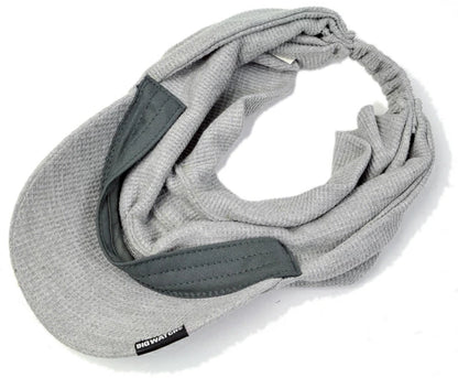 サーマル ターバンバイザーBIGWATCH正規品 MIXグレー ゴルフ ビッグワッチ サンバイザー 帽子 ターバン ヘアバンド STB-03 春 夏 秋 UVケア