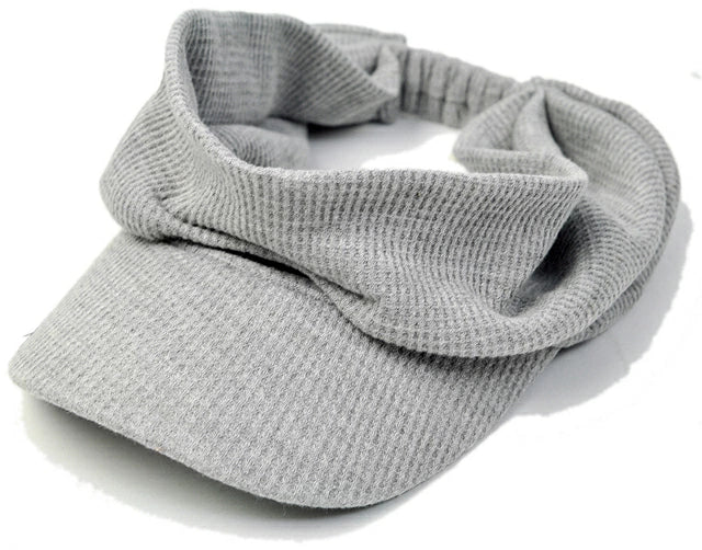 サーマル ターバンバイザーBIGWATCH正規品 MIXグレー ゴルフ ビッグワッチ サンバイザー 帽子 ターバン ヘアバンド STB-03 春 夏 秋 UVケア