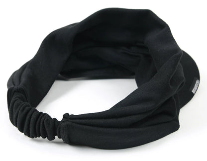 ターバンバイザー BIGWATCH ブラック 黒 ビッグワッチ サンバイザー 帽子 ターバン ヘアバンド ビッグサイズ ゴルフ BIGWATCH正規品 STB-07