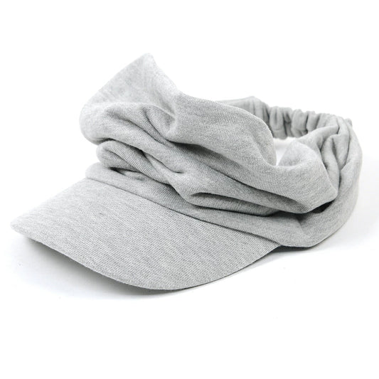 ターバンバイザー BIGWATCH MIXグレー サンバイザー 帽子 ターバン ヘアバンド STB-08 ビッグサイズ BIGWATCH正規品 ビッグワッチ ゴルフ 春 夏 秋