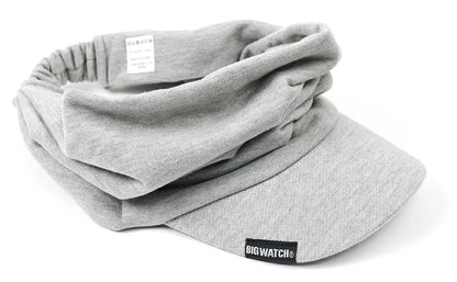 ターバンバイザー BIGWATCH MIXグレー サンバイザー 帽子 ターバン ヘアバンド STB-08 ビッグサイズ BIGWATCH正規品 ビッグワッチ ゴルフ 春 夏 秋
