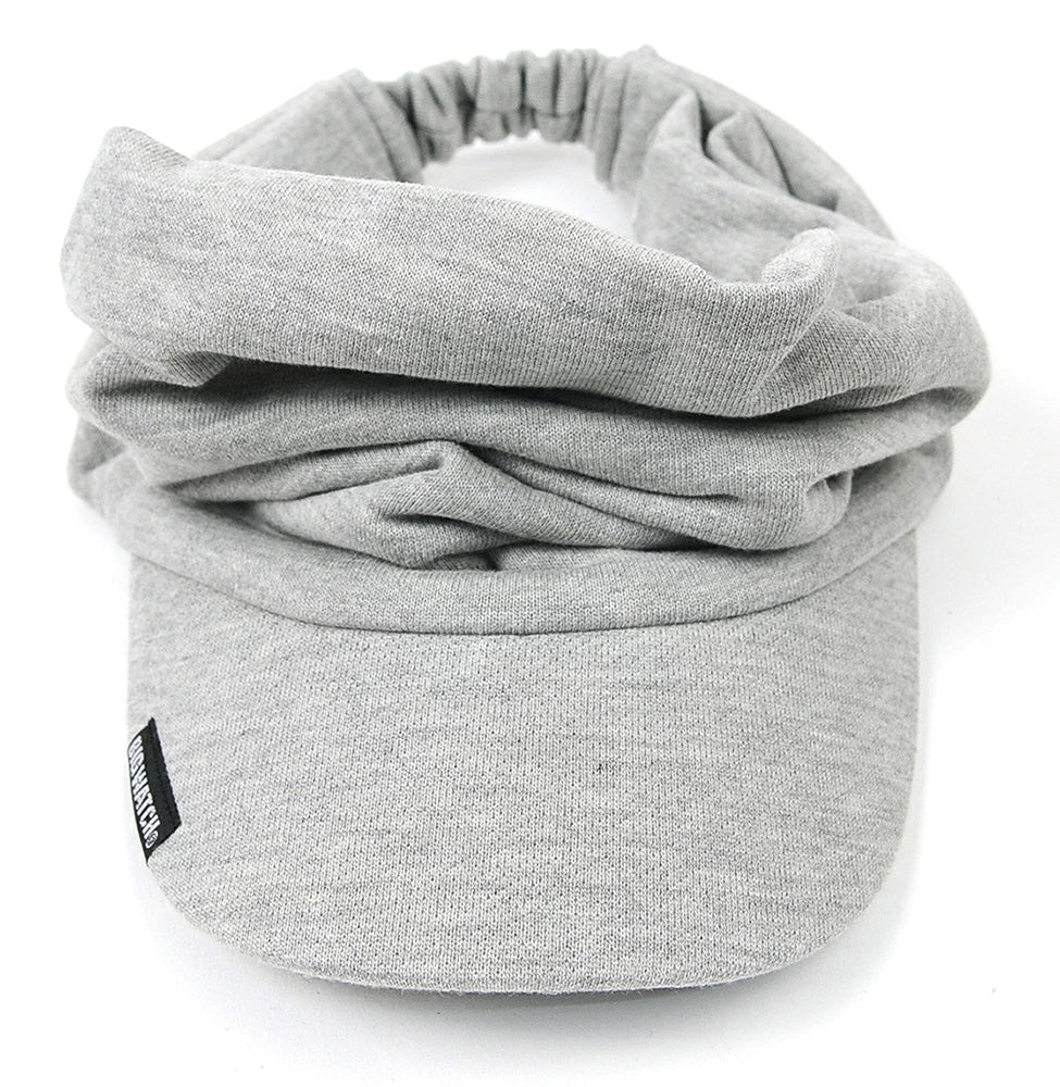 ターバンバイザー BIGWATCH MIXグレー サンバイザー 帽子 ターバン ヘアバンド STB-08 ビッグサイズ BIGWATCH正規品 ビッグワッチ ゴルフ 春 夏 秋