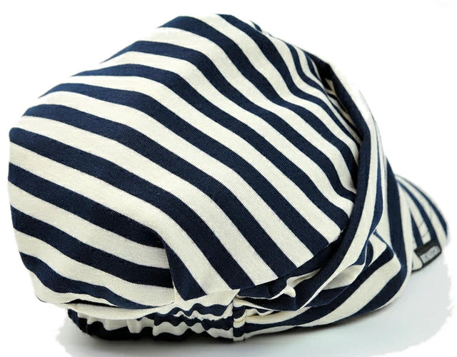 ボーダー シェード ニットBIGWATCH ネイビー ナチュラル ニットキャップ ルーズ キャスケット つば付帽子 サイズ T-13 春 夏 秋 UVケア/ビッグワッチ