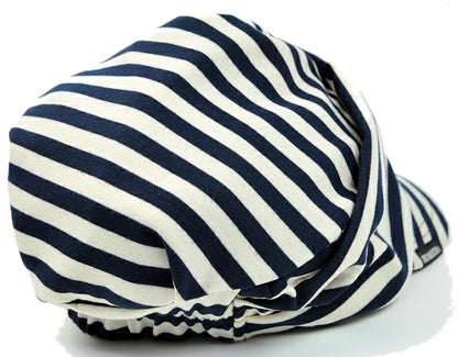 ボーダー シェード ニットBIGWATCH ネイビー ナチュラル ニットキャップ ルーズ キャスケット つば付帽子 サイズ T-13 春 夏 秋 UVケア/ビッグワッチ