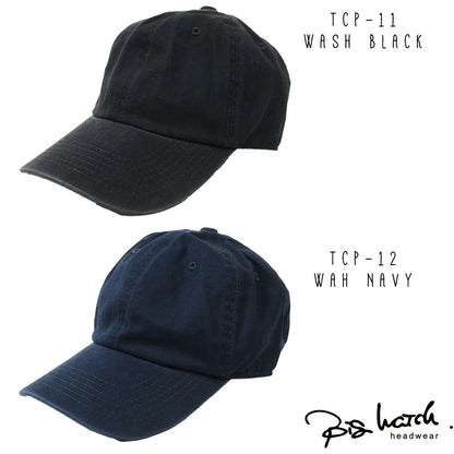 コットン キャップ BIGWATCH正規品 8色 黒/ブラック ローキャップ ビッグサイズ ビッグワッチ 6パネルキャップ TCP-01