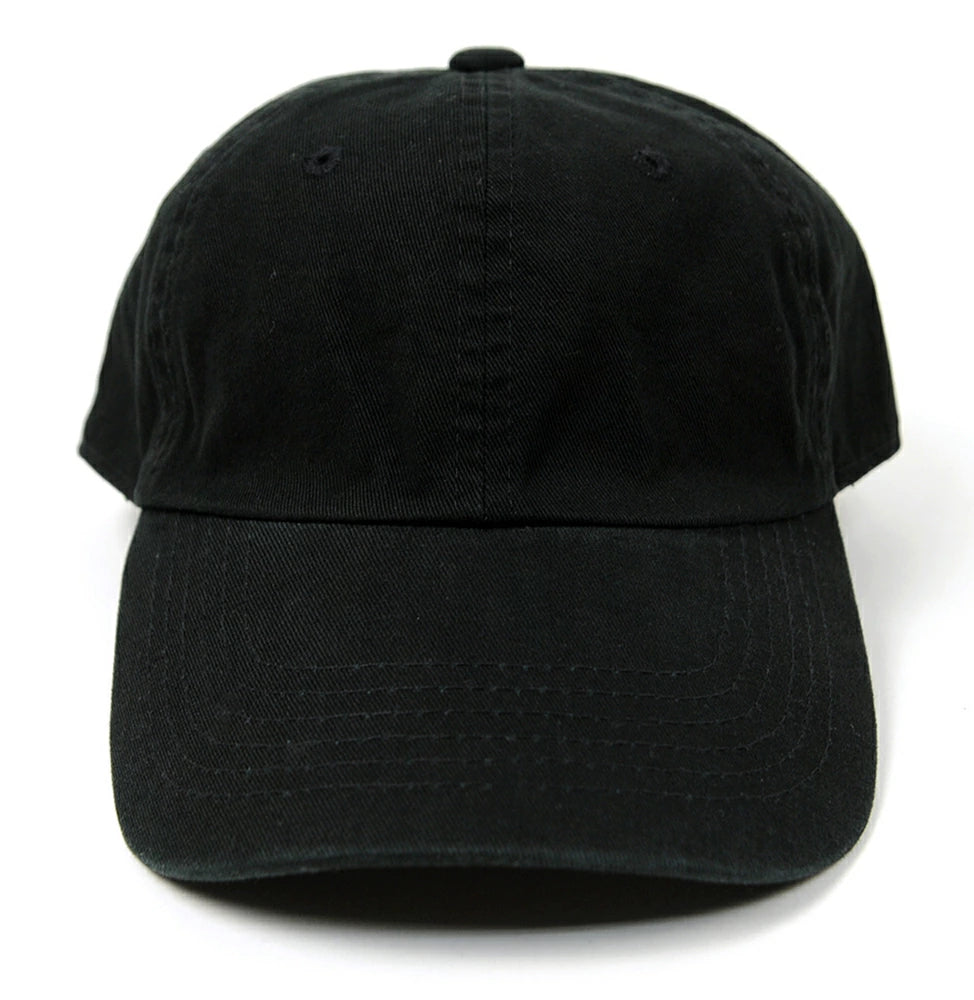 コットン キャップ BIGWATCH正規品 8色 黒/ブラック ローキャップ ビッグサイズ ビッグワッチ 6パネルキャップ TCP-01