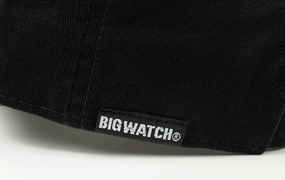コットン キャップ BIGWATCH正規品 8色 黒/ブラック ローキャップ ビッグサイズ ビッグワッチ 6パネルキャップ TCP-01
