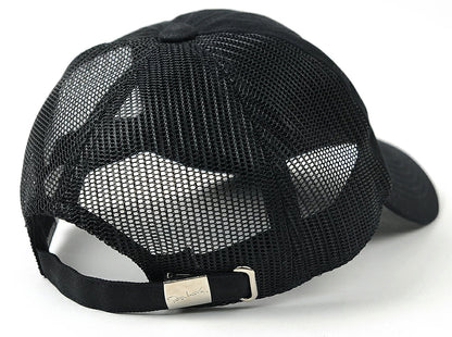 コットンキャップ BIGWATCH正規品 ブラック ローキャップ ビッグサイズ ビッグワッチ メッシュ ゴルフキャップ スポーツ TCP-01M 春 夏 秋 UVケア