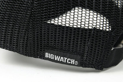 コットンキャップ BIGWATCH正規品 ブラック ローキャップ ビッグサイズ ビッグワッチ メッシュ ゴルフキャップ スポーツ TCP-01M 春 夏 秋 UVケア