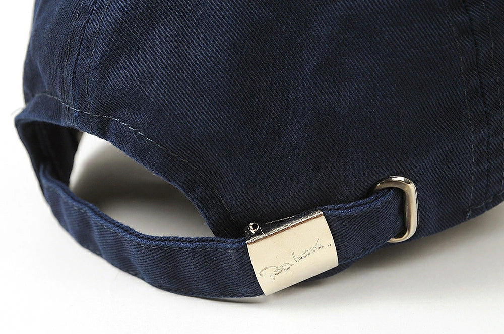 コットン 刺繍 キャップ BIGWATCH正規品 ネイビー ローキャップ ビッグサイズ ビッグワッチ コットン 6パネルキャップ ゴルフキャップ スポーツ TCP-02S 春 夏 秋 UVケア