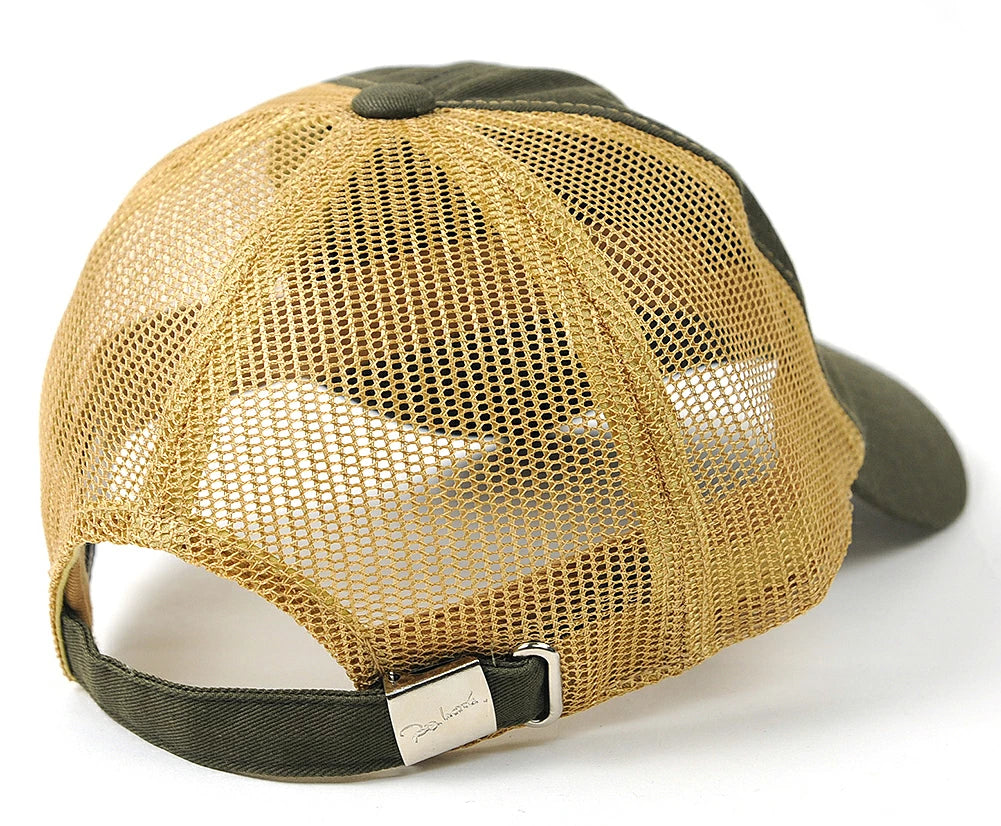 コットンキャップ BIGWATCH正規品 カーキ/ベージュ ローキャップ ビッグサイズ ビッグワッチ メッシュ ゴルフキャップ スポーツ TCP-03M 春 夏 秋 UVケア