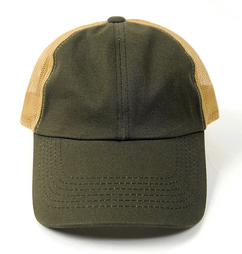 コットンキャップ BIGWATCH正規品 カーキ/ベージュ ローキャップ ビッグサイズ ビッグワッチ メッシュ ゴルフキャップ スポーツ TCP-03M 春 夏 秋 UVケア