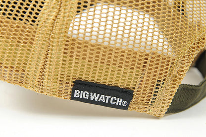 コットンキャップ BIGWATCH正規品 カーキ/ベージュ ローキャップ ビッグサイズ ビッグワッチ メッシュ ゴルフキャップ スポーツ TCP-03M 春 夏 秋 UVケア