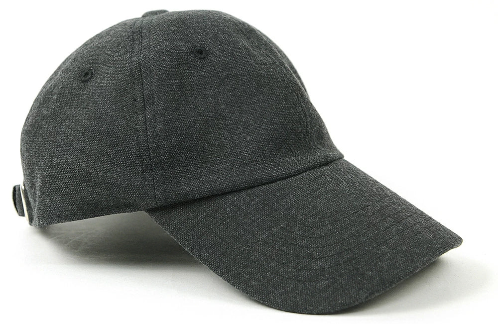 フランネル ローキャップ BIGWATCH正規品 チャコールグレー ローキャップ ビッグサイズ ビッグワッチ コットン100％ TCP-05 春 夏 秋 UVケア