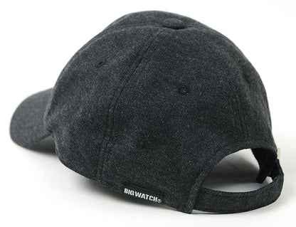 フランネル ローキャップ BIGWATCH正規品 チャコールグレー ローキャップ ビッグサイズ ビッグワッチ コットン100％ TCP-05 春 夏 秋 UVケア