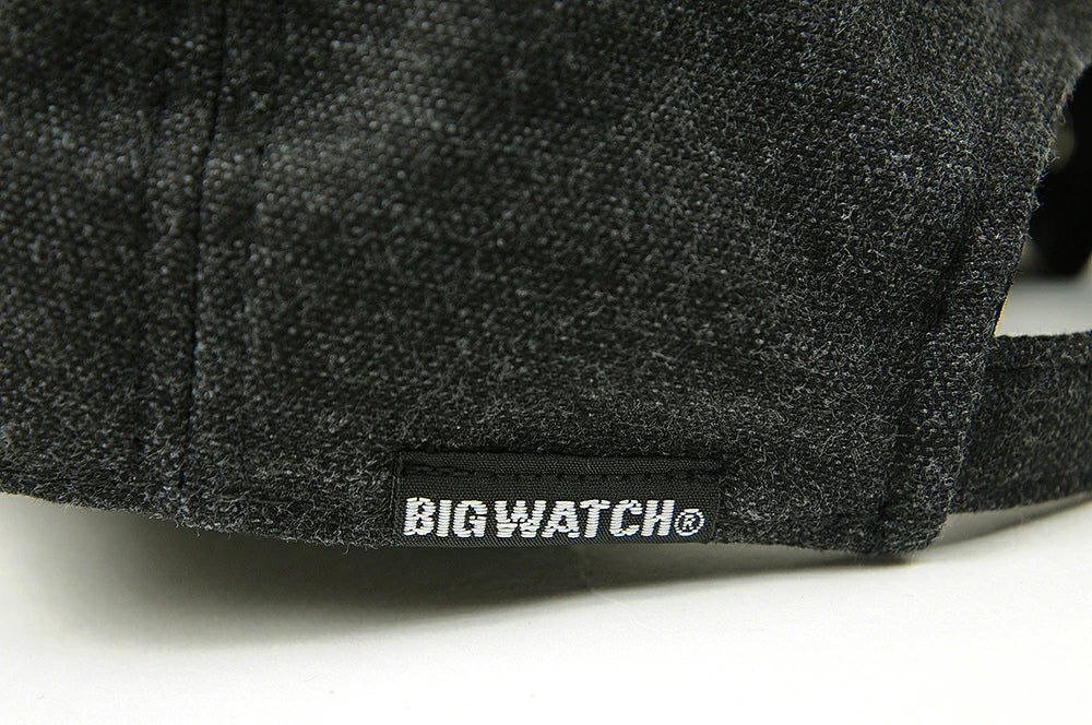 フランネル ローキャップ BIGWATCH正規品 チャコールグレー ローキャップ ビッグサイズ ビッグワッチ コットン100％ TCP-05 春 夏 秋 UVケア