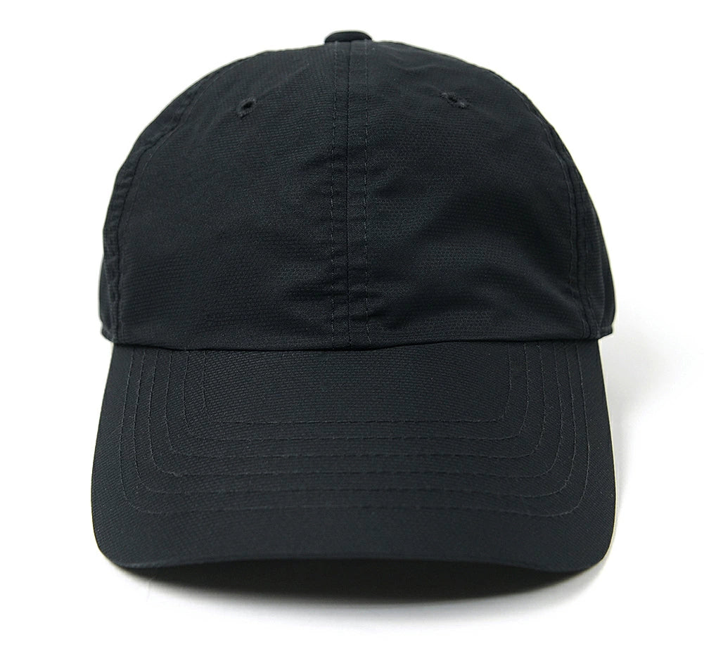 コーデュラナイロン ローキャップ BIGWATC正規品 ブラック 黒 TCP-07 ビッグワッチ 春夏 秋 UVケア ゴルフ スポーツ アウトドア