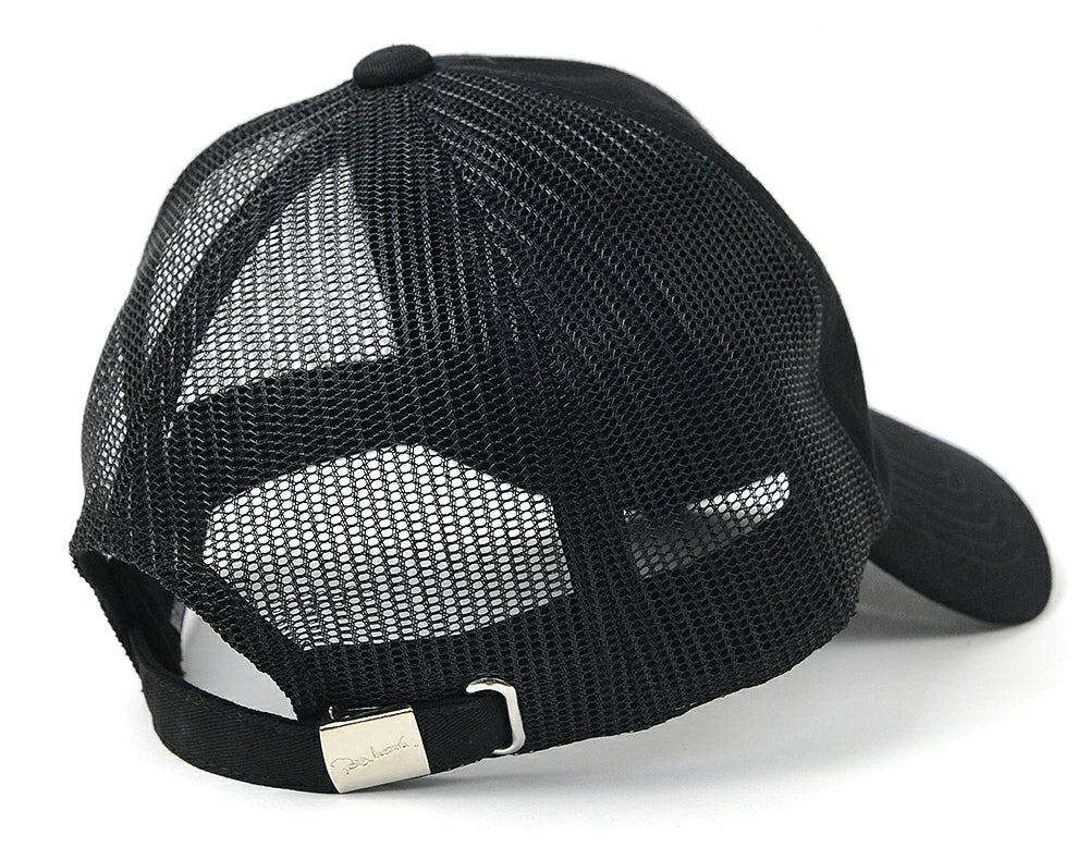 コットンキャップ BIGWATCH正規品 ブラック 6パネル メッシュキャップ ビッグサイズ ビッグワッチ メッシュ ゴルフキャップ スポーツ TCP-11M 春 夏 秋 UVケア