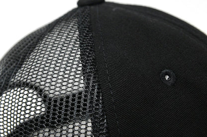 コットンキャップ BIGWATCH正規品 ブラック 6パネル メッシュキャップ ビッグサイズ ビッグワッチ メッシュ ゴルフキャップ スポーツ TCP-11M 春 夏 秋 UVケア