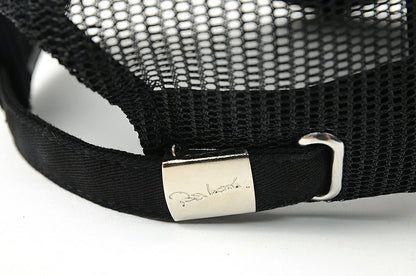 コットンキャップ BIGWATCH正規品 ブラック 6パネル メッシュキャップ ビッグサイズ ビッグワッチ メッシュ ゴルフキャップ スポーツ TCP-11M 春 夏 秋 UVケア