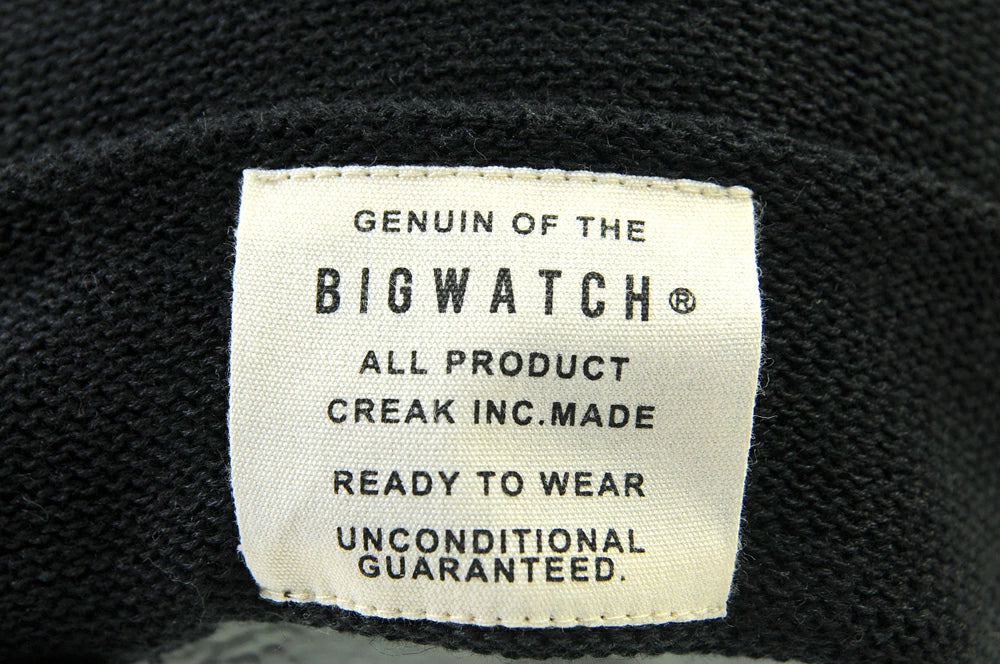 ヘンプシェード ニット ブラック 黒 ニットキャップ ルーズ ビッグワッチ つば付ニット サイズ TH-01 春 秋 冬 春 夏 秋 UVケア BIGWATCH正規品