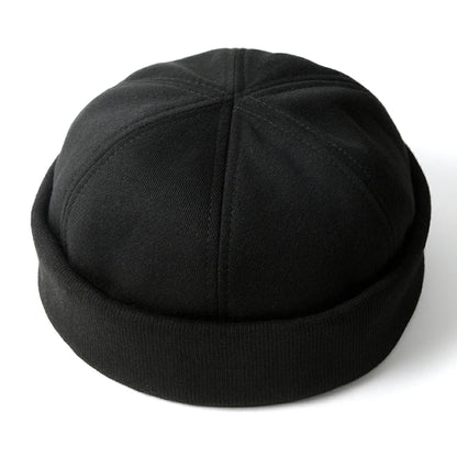 サグキャップ ビッグワッチ ブラック 黒 ショートワッチ ロールキャップ コットン100％ THG-01 BIGWATCH正規品