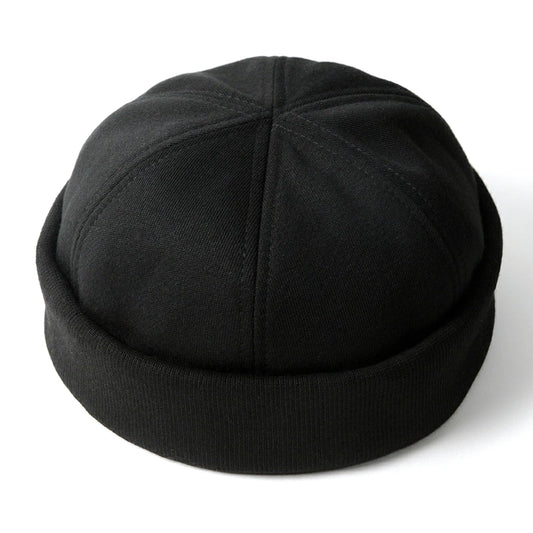 サグキャップ ビッグワッチ ブラック 黒 ショートワッチ ロールキャップ コットン100％ THG-01 BIGWATCH正規品