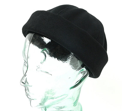 サグキャップ ビッグワッチ ブラック 黒 ショートワッチ ロールキャップ コットン100％ THG-01 BIGWATCH正規品