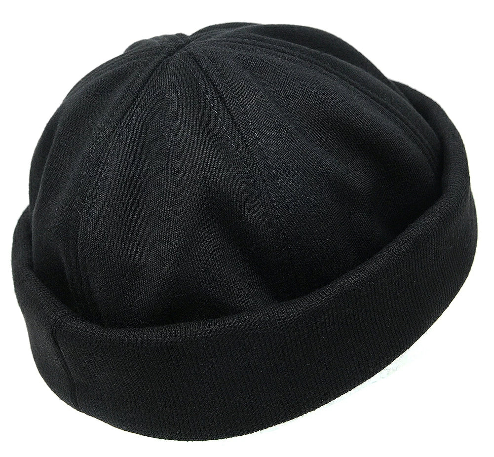 サグキャップ ビッグワッチ ブラック 黒 ショートワッチ ロールキャップ コットン100％ THG-01 BIGWATCH正規品