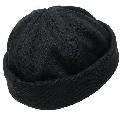 サグキャップ ビッグワッチ ブラック 黒 ショートワッチ ロールキャップ コットン100％ THG-01 BIGWATCH正規品