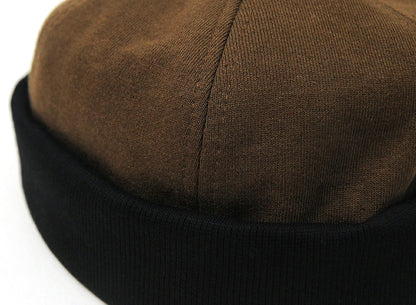 サグキャップ ビッグワッチ ブラウン ショートワッチ ロールキャップ コットン100％ THG-02 2020 BIGWATCH正規品