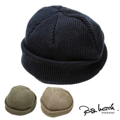 ショートワッチ 黒,ベージュ,カーキ 浅め ニット帽 ニットキャップ THG-03,04,05 秋冬 男女兼用 BIGWATCH正規品レディース メンズ
