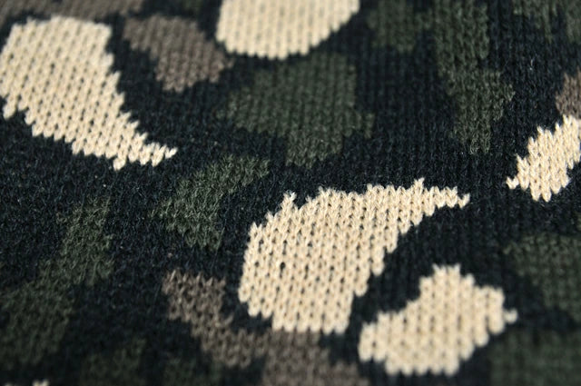 カモ柄(迷彩柄)ニット BIGWATCH正規品 ビッグワッチ ニットキャップ ニット帽  ルーズ ワッチ ビーニー ビッグサイズ TK-01 春 秋 冬