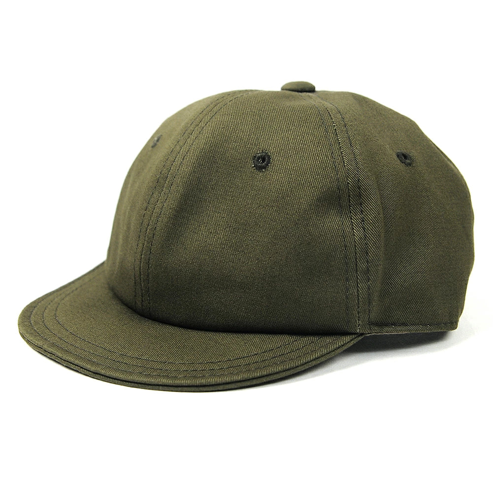 コットンブリッジキャップ BIGWATCH正規品 カーキ ビッグサイズ ビッグワッチ コットンキャップ つば 短い アンパイア UCP-02 春 夏 秋 UVケア