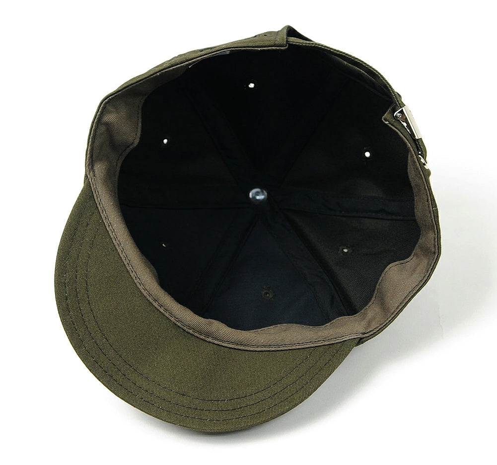 コットンブリッジキャップ BIGWATCH正規品 カーキ ビッグサイズ ビッグワッチ コットンキャップ つば 短い アンパイア UCP-02 春 夏 秋 UVケア