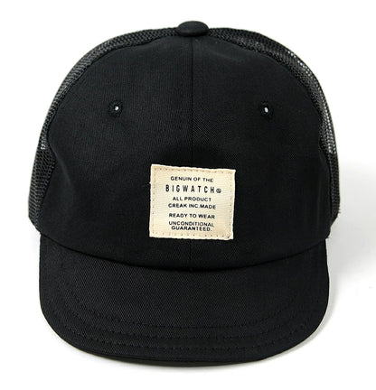 ブリッジキャップ BIGWATCH正規品 黒 ブラック ビッグサイズ ビッグワッチ メッシュキャップ つば 短い アンパイア UCPM-01 春 夏 秋