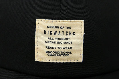 ブリッジキャップ BIGWATCH正規品 黒 ブラック ビッグサイズ ビッグワッチ メッシュキャップ つば 短い アンパイア UCPM-01 春 夏 秋